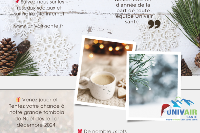 Calendrier de l’avent UNIVAIR SANTE